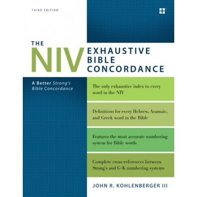 Cover for The NIV exhaustive Bible concordance