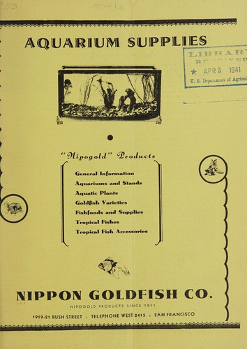 Cover for Aquarium supplies