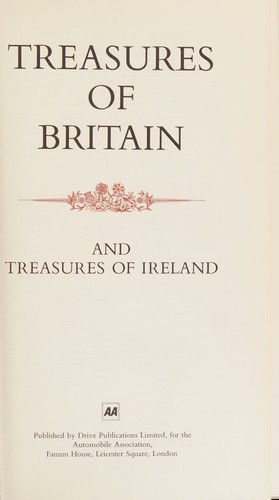 Cover for Treasures of Britain,and Treasures of Ireland