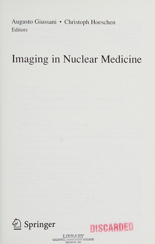 Cover for Imaging in Nuclear Medicine