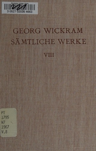 Cover for Sämtliche Werke