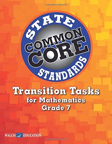 Cover for Transition Tasks for Common Core State Standards, Math Grade 7