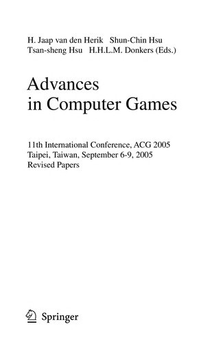 Cover for Advances in computer games