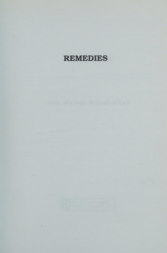 Cover for Remedies