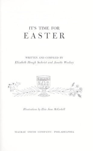 Cover for It's time for Easter