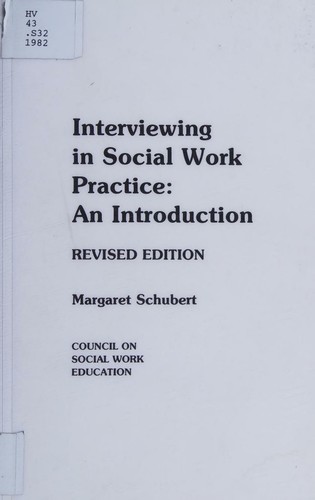 Cover for Interviewing in social work practice
