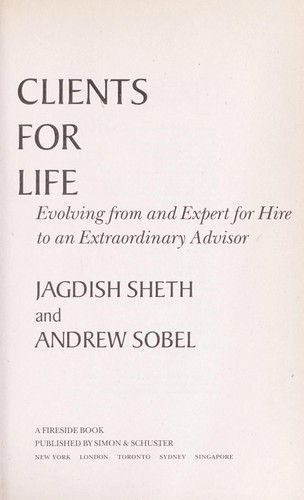 Cover for Clients for life