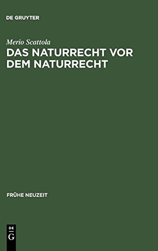 Cover for Das Naturrecht vor dem Naturrecht