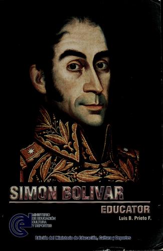 Cover for Simón Bolívar: educator