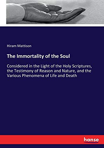 Cover for The Immortality of the Soul