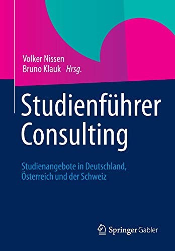 Cover for Studienführer Consulting