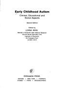Cover for Early Child Autism (Pergamon international library of science, technology, engineering and social studies)