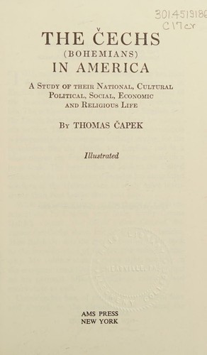 Cover for The Cechs in America