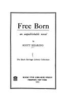 Cover for Free born