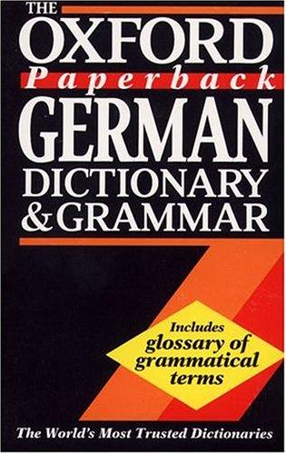 Cover for German dictionary and grammar