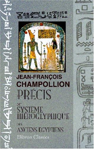 Cover for Précis du système hiéroglyphique des anciens Égyptiens