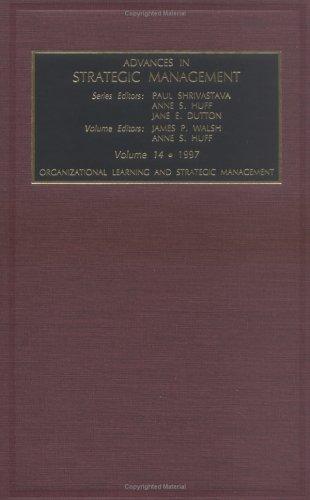 Cover for Advances in Strategic Management