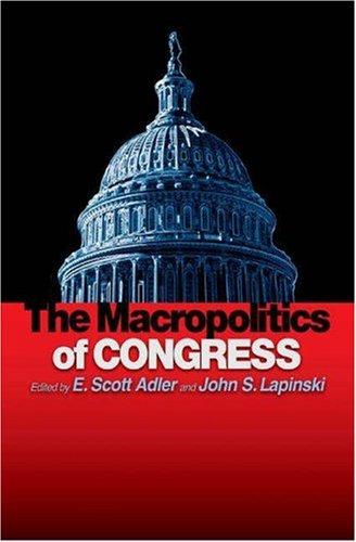 Cover for The macropolitics of Congress