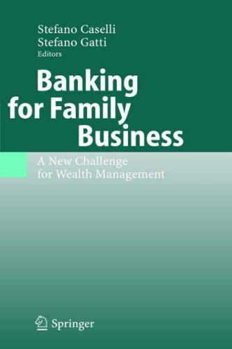 Cover for Banking for Family Business