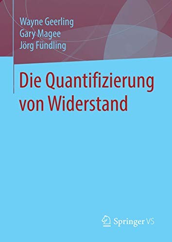 Cover for Die Quantifizierung von Widerstand