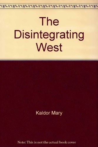 Cover for The disintegrating West