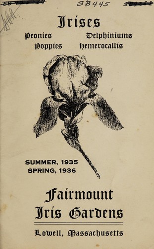 Cover for Irises, peonies, poppies, delphiniums, hemerocallis