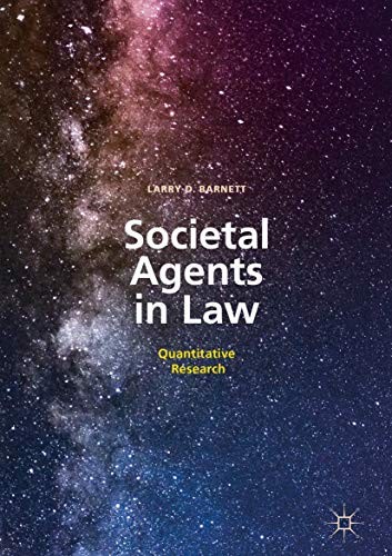 Cover for Societal Agents in Law