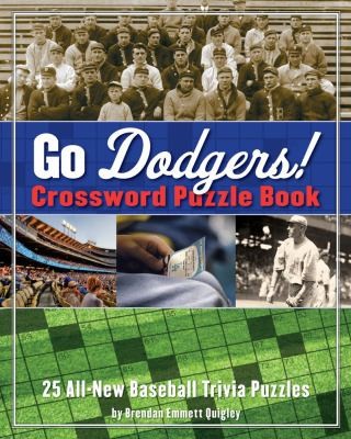 Cover for Go Dodgers Crossword Puzzle Book
            
                Crossword Puzzle Books Cider Mill