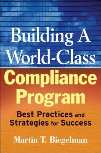 Cover for Building a World-Class Compliance Program