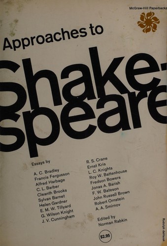 Cover for Approaches to Shakespeare