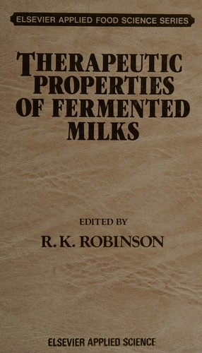 Cover for Therapeutic properties of fermented milks