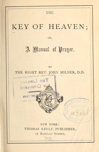 Cover for The key of heaven