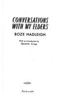 Cover for Conversations with my elders