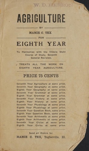Cover for Agriculture