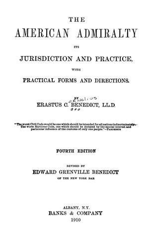 Cover for The American admiralty