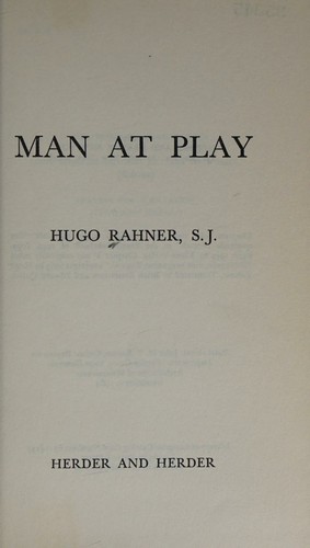 Cover for Man at play