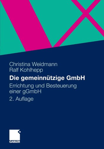 Cover for Die gemeinnu tzige GmbH