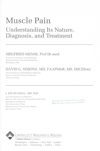 Cover for Muscle pain
