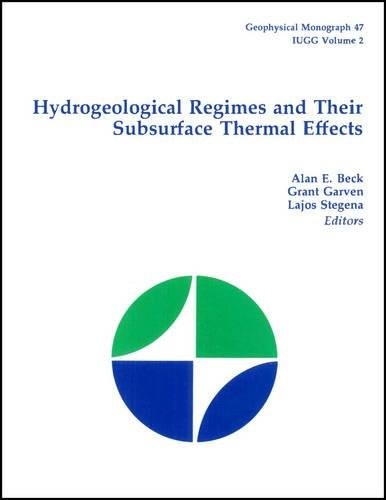 Cover for Hydrogeological regimes and their subsurface thermal effects