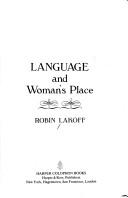 Cover for Language and woman's place