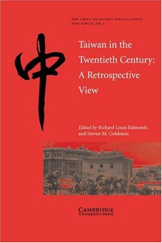 Cover for Taiwan in the Twentieth Century