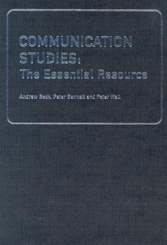 Cover for Communication Studies