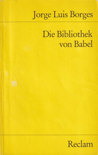 Cover for Die Bibliothek von Babel