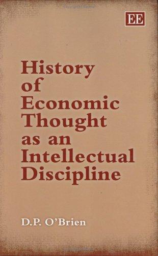 Cover for History of Economic Thought As Intellectual Discipline