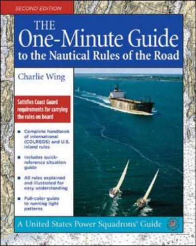 Cover for The One-Minute Guide to the Nautical Rules of the Road (United States Power Squadrons Guides)