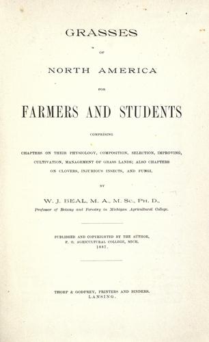 Cover for Grasses of North America