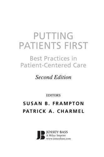 Cover for Putting patients first