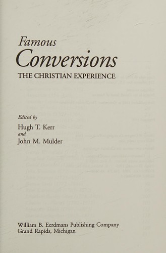 Cover for Famous conversions