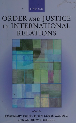 Cover for Order and justice in international relations