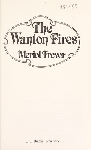 Cover for The wanton fires